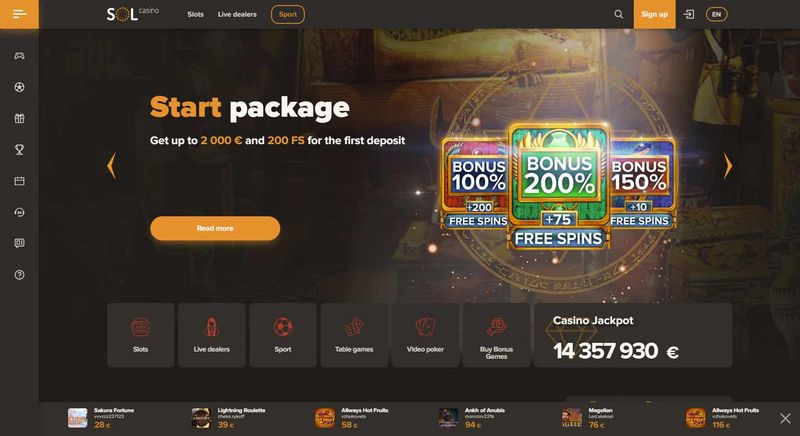 Sol Casino Online: Un Casino Online Joven, Confiable y de Vanguardia Sol Casino Online: Un Casino Online Joven, Confiable y de Vanguardia